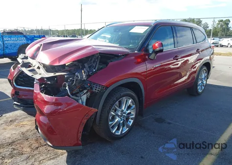 2021 Toyota Highlander Hybrid Limited из США, поврежденный, VIN 5TDYARAH6MS506895